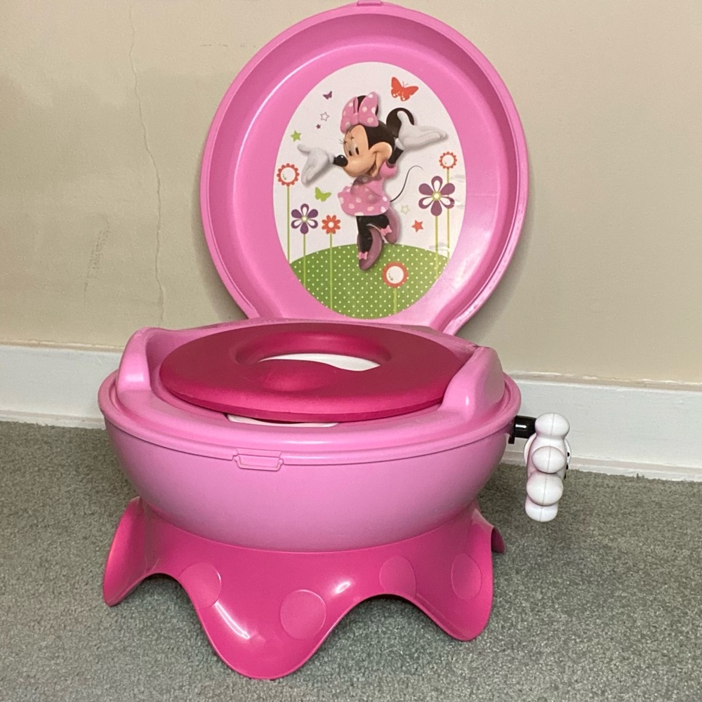 Disney First Addition Minnie Mouse Toddler Toilet System